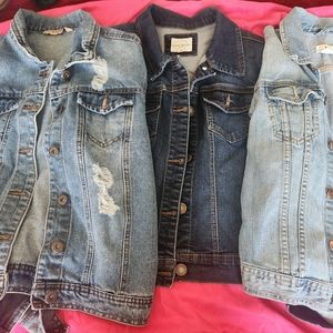 3 Denim Jean Jackets